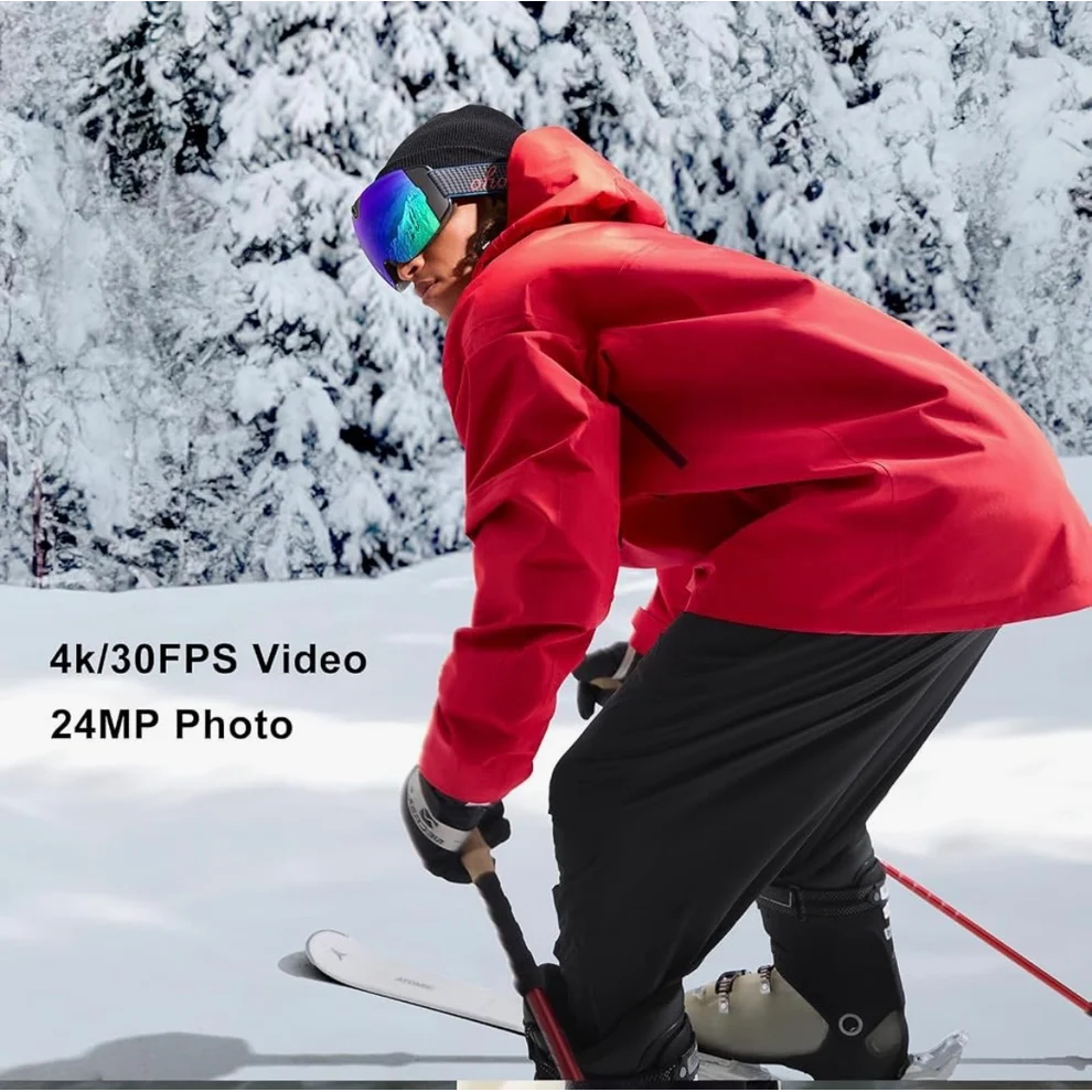 SnowPOV™ – 4K Camera Ski & Snowboard Goggles